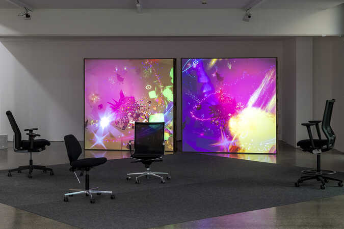Ausstellungsansicht „Miao Ying. Come, Sit, Stay“, Belvedere 21, Foto: Johannes Stoll / Belvedere, Wien